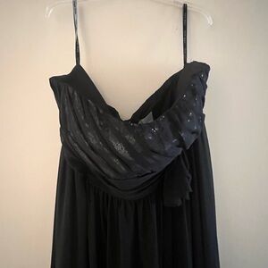 Alfred Angelo Black Ruched Sundress for Weddings